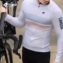 LAMEDA Herren-Radtrikot, Winter und Herbst, Thermo-Fleece-Futter, Fahrrad, langärmelig, heiß, warm, weich, Bürste, Fahrradbekleidung, MTB-Trikot