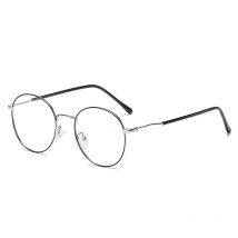 Korean Anti Radiation Eyeglasses Classical Metal Eyewear Round Fashion Retro Eyeglass for Men and Women Eyeglass Protection