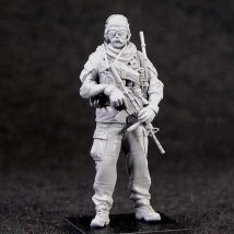 1/35 commo geek, sf com. Sgt, Harz Modell Figur Soldat, gk, militärische Themen, unmontiert und unbemalt Kit