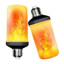 E27 E14 LED Dynamiczne światło z efektem płomienia Żarówki 12W Wiele trybów Kreatywna lampa