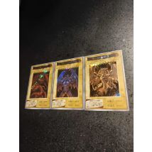 3Pcs/set Yu-Gi-Oh! DIY Egyptian God Dark Self-made Card Slifer The Sky Dragon The Winged Dragon of Ra Game Collection Card Toys