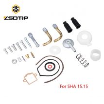 ZSDTRP-Kit de reparación de carburador DELLORT SHA 15,15, kit de codo de Cable de 90 °, junta de cubierta superior, tornillo de mezcla de chorro principal ralentí