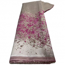 Afrikanischer Jacquard-Spitzenstoff, französische Netz-Stickerei-Spitze, 2025, hochwertiger Nigeria-Brokat-Stoff für Frauen, Hochzeitskleider