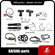 BAFANG Motorteile USB-Programmierkabel Getriebesensor Bremssensor Y-Splitter 1T2 Kettenrad für Bafang BBS01/02B E-Bike Motor