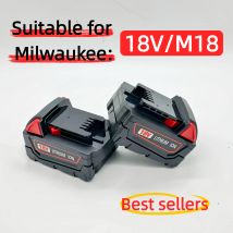 Applicable to Milwaukee18V cordless tool battery for M18 B5XClithium-ion batteries 48-11-1815 2604-20 48-11-1850 48-11-1860 etc.