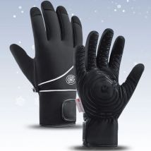 GTUBIKE Winddichte Skihandschuhe Herren Winterhandschuhe Wasserdichte, verdickte Thermohandschuhe für kaltes Wetter zum Skifahren Radfahren