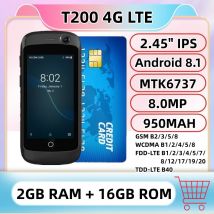 4G LTE Super Mini Smartphone 2GB RAM 16GB ROM 2.45 "Android 8.1 MTK6737 Quad Core Google Play Telefono tascabile mobile con piccola scheda