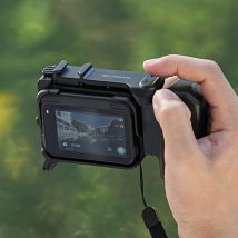 For Insta360 Ace Pro/2 Camera Grip Holder Portable Quick-Release Bracket Cage Grip Shutter Kit Hand Frame Street Shoot Housing