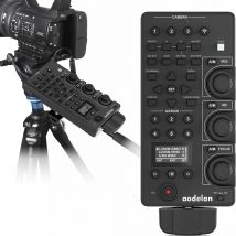 AODELAN ZC-4 Multifunktionaler kabelloser Camcorder Lanc Zoom-Fernbedienung für IRIS FOCUS ZOOM ND-Einstellung; Ersetzen Sie Sony RM-30BP