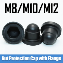 10/20pcs Bolt Nut Cap Cover M12 Car Wheel Dome Protection Exposed Hexagon Plastic Car Tyre Nut Screw Black Exterior Decoration