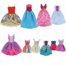 Pretty Pop Dress Multi-Style Skirt Daily Dress Princess/Dinner Dress For 30CM&1/6BJD Doll Clothes,Our Generation Girl Toy Gifts