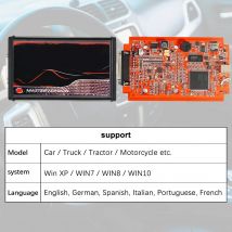 KESS V2.80 V5.017 KTAG 4LED V7.020 V2.25 PCB rosso online No Token OBD2 Manager V2 Strumento programmatore ECU Filtro di Murata
