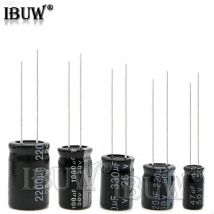 Elektrolytkondensator 6,3 V 16 V 25 V 35 V 50 V 63 V 200 V 400 V 450 V 10 UF 22 UF 47 UF 100 UF 220 UF 330 UF 470 UF 1000 UF 0,1 UF 0,22 UF