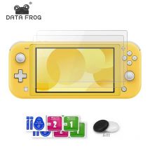 Protezione per lo schermo in vetro temperato DATA FROG per Switch Lite, pellicola protettiva antigraffio trasparente HD