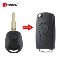 YIQIXIN Für SsangYong Actyon Kyron Rexton Modifizierte Flip Folding Fernbedienung Auto Schlüssel Shell 2 Tasten Blank Uncut Klinge Ersatz