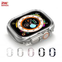 Abdeckung für Apple Watch Gehäuse 45 mm 41 mm 46 mm 42 mm 44 mm 40 mm 49 mm PC-Schutz Stoßstange iWatch Serie 11/10/9/8/7/6/5 Ultra 3/2