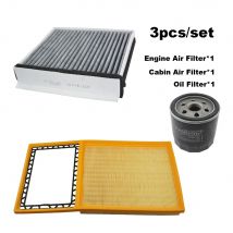 3-4 pezzi Set di filtri per MG ZS 1.5 2017-2022 SAIC ROEWE RX3 1.6 LOMEMO Hybrid 2023 AC Cabina Motore Filtro olio aria Accessori parti
