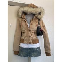 Y2K Korean style high-end unique retro design jacket 2025 autumn and winter new versatile slim fit top