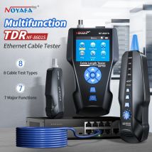 NOYAFA NF-8601S Tester per cavi di rete Multifunzione TDR Lunghezza con PoE/PING/Porta Tensione Wiremap Tracker Strumento di diagnosi Rilevatore