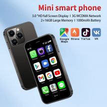 SERVO 15SE Kleines Smartphone Dual SIM 3G WCDMA GPS WIFI Tragbares 3,0-Zoll-Display Android 8.1-System TYPE-C Mini-Handy 2 GB + 16 GB