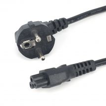 Cavo di alimentazione CA europeo UE Euro IEC C5 Cavo di prolunga di alimentazione 1,2 m 1,5 m Cavo di alimentazione per notebook PC portatile Monitor di computer