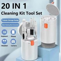 20 in 1 Digital Cleaning Kit Phone Camera Laptop keyboard Cleaning brush key Screen cleaner Dust Collector Christmas gift
