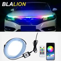 SEAMETAL12V Led Car Hood Lights striscia faro flessibile lampade multicolori per atmosfera DRL luci