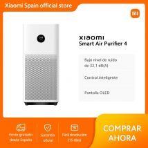 Xiaomi-purificador de aire inteligente 4, Pantalla OLED, Ionización negativa del aire, nivel Bajo de ruido de 32,1 dB(A)