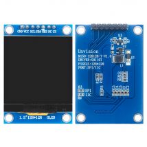 1,5-Zoll-OLED-Bildschirmmodul SPI 7Pin 128*128 COG SH1107 Laufwerk Weißes LCD-Display Geringer Stromverbrauch 3,3V-5V