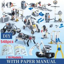 STEM Robotics Codierungsset, pädagogische elektrische Bausteine, Programmiermodell, DIY, technische MOC-Montagesteine, Geschenk für Kinder