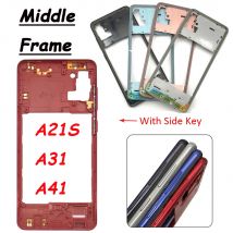 Neu für samsung a21s a31 a41 a51 a71 mittel rahmen gehäuse rahmen verkleidung hinteres gehäuse gehäuse verkleidung ersatzteil