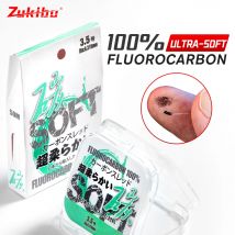 Zukibo 50m 100% Japan Fluor carbon Leader Angelschnur weiche Mono filament Angelschnur schnell sinkende Kohle faser schnur unsichtbar