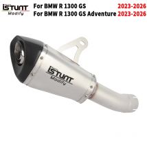 Sistema de escape para motocicleta BMW R 1300 GS Adventure R1300GS ADV 2023 - 2026, silenciador de fibra de carbono con DB Killer.