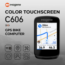 Magene C606 ekran dotykowy GPS komputer rowerowy nawigacja WiFi prędkościomierz rowerowy cyfrowy stoper 2.8 licznik kilometrów Bluetooth mrówka