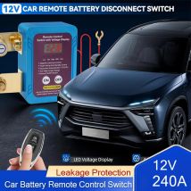 12V 240A Fernbedienung Batterie Trennschalter Batterie Hauptschalter mit Fernbedienung Anti-leckage Leckage Schutz Gerät Für Auto