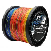 Geflochtener Draht, 1500 m, 1000 m, mehrfarbiges Angelgeflecht für Salzwasser-Meeresangeln, maximale Zugkraft, 220 lb, Multifilament, 8 Stränge, PE-Schnur