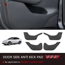 Auto Tür Seite Panel Anti Kick Pad Schützen Für Tesla Modell Y Juniper 2025, Hinten Vorne Tür Anti-schmutz Schutzhülle zubehör