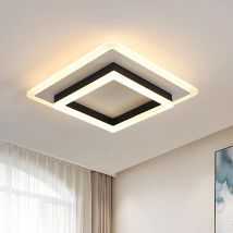 Kwadratowa akrylowa lampa sufitowa Nowoczesne lampy sufitowe, 30W, oświetlenie sufitowe LED do sypialni, salonu, biura