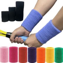 2-teiliges Handtuch, Sport-Armbänder, Tennis-Schweißbänder, Handgelenkschutz für Basketball, Volleyball, Padel, Fitness, Schweißbänder, Handgelenkbandage, Manschette