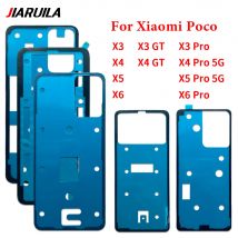 NEUE Getestet Zurück Batterie Aufkleber Kleber Wasserdichte Zurück Abdeckung Aufkleber Band Für Xiaomi Poco X3 Pro X4 GT X5 X6 Pro 5G X2