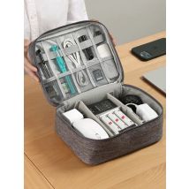 Cable Storage Bag Waterproof Digital Electronic Organizer Portable USB Data Line Charger Plug Storage Bag Travel Cable Organizer