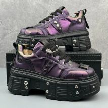 Herren-Plateau-Schuhe im Retro-Punk-Stil für Herbst/Winter 2026 – angesagte Streetwear für Internet-Prominente