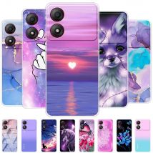 Für ZTE Blade A34 Fall Für ZTE Blade A54 Abdeckung Mode Klar Schützen Weiche Silikon Telefon Fällen Für ZTE Blade A34 a54 Coque Funda