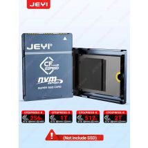 JEYI CF-Express Type-B to 2230 NVMe M.2 SSD Adapter, PCIe 4.0 Expansion Memory CFexpress Card For CANON NIKON Z6/Z7/Z9/R3/R5