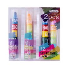 6/12 Colors Splice Mini Bible Highlighters Vintage Candy Colors Pastel Gel Highlighters Gel Highlighters Dry Highlighter Markers