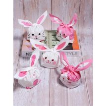 20 teile/los Hase Süßigkeiten Geschenkt üte niedlichen Hasen ohr Keks Süßigkeiten Beutel für Party Schmuck Geschenk Verpackung Dekoration Taschen