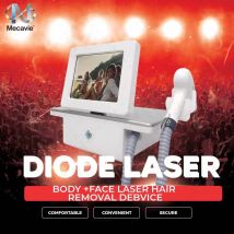 Mini Dispositivo Professionale per Epilazione Laser a Diodi 810nm, 4000W Alta Potenza, 755 808 940 1064nm, Indolore, Permanente, per Uso Domestico