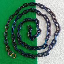6,8 mm nahtlose geschweißte Halskette aus reinem Titan – diskreter Dominanz-Stil, hypoallergener, langlebiger Schmuck für Männer und Frauen