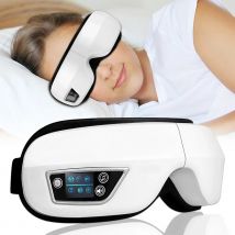 Augenmassagegerät mit Vibration 6D Smart Airbag Elektrisches Augenmassage-Instrument Augenpflege-Brille Schönheitsgerät mit Bluetooth-Musik