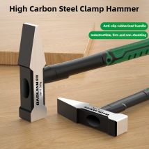 Hardware-Werkzeuge, Gebäudedekoration, Flachkopfhammer 200 g, mit Kunststoff beschichteter Entenschnabelhammer, Hammerkopf 500 g, Monteurhammer